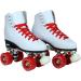 Epic Skates Classic White Roller Skates 10 with Red Wheels - Buy Online on GoSupps.com