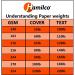 Hamilco White Cardstock 5 x 7 Blank Heavy Weight 120 lb Cover - 100 Pack - Buy Online on GoSupps.com