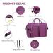 Pomelo Best Diaper Bag - Waterproof Diaper Pad 2 Stroller Hooks Adjustable Shoulder Strap | Multifunctional Travel Bag in Dark Purple - Buy Online on GoSupps.com
