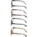V.W.E. 4 Pairs Women Leopard Meow Reading Glasses - Fashionable Clear Lens Readers in Demi Tortoise - Assorted 1.75x Magnification - Buy Online on GoSupps.com