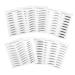 DOITOOL 30 sheets Hair-like Tattoos D Waterproof Imitation Sticker Brow False Temporary Eyebrow Eyebrows 21.5X14cmx3pcs Blackx3pcs