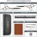 Ciicii Professional Hair Cutting Scissors Set - Premium Hairdressing Scissors for Men Women Pets | Silver Salon Scissors for Family Hairdressers - Buy Online on GoSupps.com