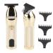 Digital Display Hair Trimmer USB Rechargeable Men Hair Trimmer Gold Electric Hair Trimmer for Home and Barber Shop
