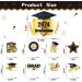 72pcs Graduation Cupcake Toppers 2024 Cake Topper Decorations Black and Gold Class of 2024 Congrats Grad Theme Party Supplies Graduate Party Cake Picks - Buy Online on GoSupps.com