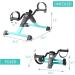 Cozylifeunion Pedal Exerciser - Portable Desk Cycle for Hand, Arm, and Leg Exercise - Adjustable Fitness Machine for Seniors - Folding Mini Bike Teal - Buy Online on GoSupps.com