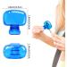 Eaezerav Toothbrush Head Cover Cap 4 Pack - Protects Toothbrushes for Travel & Home Use - Red, Blue, Clear, Grey - Buy Online on GoSupps.com
