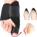 Bunion Corrector Brace - Toe Straightener & Pain Relief for Hallux Valgus - Nighttime Support for Women & Men - Black - Buy Online on GoSupps.com
