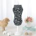 FAMKIT Dog Sweater - Winter Knitwear for Small Dogs | Leopard Pattern Warm Puppy Clothes (M: 3-5KG) - Gray - Buy Online on GoSupps.com