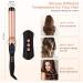 LXMTOU 38mm Large Barrel Curling Wand for Big Curls on Long, Thick Hair - Adjustable Temperature Curling Iron with Glove - Auto-Off Feature - Gold - Buy Online on GoSupps.com