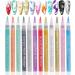 12PCS/Set Nail Art Pens 12 Colors Nail Polish Pens Quick Dry Nail Art Paint Smooth Graffiti Dotting Pen Waterproof Drawing Painting Nail Polish Design Pens - Buy Online on GoSupps.com