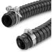 Pisces 12mm (0.5 inch) Black Pond Corrugated Flexible Hose Pipe - 5m Roll 5 12mm (0.5 inch) - Buy Online on GoSupps.com