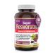 Herba Resveratrol Supplement - 120 Capsules | 98% Trans-Resveratrol with Quercetin Echinacea Grape Seed Extract and Aronia | Powerful Antioxidant Supplement | Made in Canada