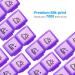 ZIKEE 30 Day Pill Organizer Monthly Portable - 32 Compartments AM PM for Vitamins, Fish Oil, Medications - Purple - Buy Online on GoSupps.com