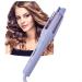 Automatic Hair Curler 1 Inch Curling Iron Wand Auto Shut Off Anti-Scald and Anti-Tangle Automatic Curling Iron Purple
