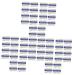 PartyKindom 120 pieces tooth color card 3D Pvc color card white x 3 pieces 1 piece (1 pack)