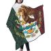 Mexico Paisley Flag Barber Cape | Professional Waterproof Hair Cutting Apron | Adjustable Snap Closure | 55" x 66" | Salon & Home Use - Buy Online on GoSupps.com