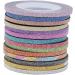 3 Rolls(One roll per size) Monochrome Scrub Nail Art Striping Tape Lines Width 1/2/3mm-Striping Tape for Nail Art-Nail Striping Tape Foil-Nail Striping Tape Thick-Nail Striping Tape with Dispenser-Self-Adhesive DIY Nail Art Tape 14 - Buy Online on GoSupps.com