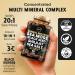 Maju Superfoods Mental Mushrooms Powder Black Seed Oil and Mineral Replenish Capsules - Buy Online on GoSupps.com