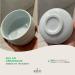 KIYO Set Matcha Th Matcha C r monie + Kit Complet Blanc : Bol en C ramique Fouet Bambou Support & Cuill re | C r monie du Th Japonaise Coffret Cadeau F tes & Pr paration Authentique Kit Blanc Ivoire avec Matcha - Buy Online on GoSupps.com