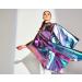 Betty Dain Aurora Collection All Purpose Cape - 54W x 65L, Water & Chemical Proof, Machine Washable, Snap Closure, Holographic Design - Buy Online on GoSupps.com