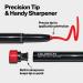 REVLON ColorStay Matte Lite Lipstick with Built-in Sharpener - Smudgeproof, Water-Resistant, Non-Drying - 001 Tread Lightly - Buy Online on GoSupps.com