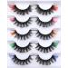 Kiromiro Russian Strip Lashes: 5 Pair Colorful D Curl False Eyelashes for Natural and Wispy Look - Buy Online on GoSupps.com