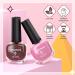 Valentine's Day Glamonade Nail Polish Set - 6 Colors Water Based 10-Free Non Toxic Kit for Beginners - 0.24 oz Pink Nail Polish Collection - Buy Online on GoSupps.com