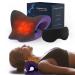 Neck extensor neck stretcher neck and shoulder relaxer neck releaser neck backshape neck support neck roll chiropractic pillow neck massage cloudy Neck neck rescuer (purple)