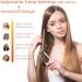 3 in 1 Cordless Hair Straightener Brush - 10000mAh Portable Hot Comb with Fast Heating & Adjustable Temp - Ideal for Travel & Effortless Styling - Buy Online on GoSupps.com