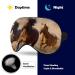 Horse Running Sleep Eye Mask - Elastic Headband for Women Men - Ideal for Sleep, Travel, Nap - Buy Online on GoSupps.com