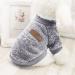 Buy Idepet Pet Cat Dog Sweater - Warm Fleece Coat for Puppies & Small to Large Dogs in Pink & Gray | XS Available - Shop Now! - Buy Online on GoSupps.com