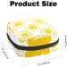 Women's Portable Period Kit | Sunshine Pattern Storage Pockets | Feminine Product Bag - International Shipping - Buy Online on GoSupps.com