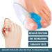 Bunion Cushion Protector 1 Pair - Toe Separator Gel Pads for Foot Pain Relief - Self Pedicure Corns Treatment - Blue, One Size - Buy Online on GoSupps.com