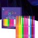 Colorful Eye Liner Set 12 Colors High-Precision Pen Tip Liquid Liner Waterproof UV Fluorescent Eyeliners Neon Glow Supplies Highly Pigmented Graphic Liners for Long-lasting Wearing - Buy Online on GoSupps.com