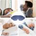 Buy Adjustable Blackout Eye Mask for Side Sleepers - Perfect Travel Sleep Aid & Meditation Blindfold - Cozy Sleep Mask in Blue - Buy Online on GoSupps.com