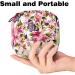 Stylish Menstruation Pad Bag with Zipper - Butterfly & Flower Design | Women's Tampon Collection Bag - Buy Online on GoSupps.com