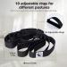 10-Loop Slim Panda Yoga Stretch Strap for Physiotherapy, Pilates, Dance, and Gymnastics - Soft & Durable Home Exercise Tool - Buy Online on GoSupps.com