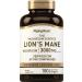 Piping Rock Lions Mane Supplement | 3000mg | 180 Softgel Capsules | Mushroom Fruiting Body Extract | Non-GMO Gluten Free