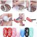Professional Nail Stamp Plate Set with Silicone Sponge & Brush - Flower & Geometry Designs for DIY Nail Art & Manicure | International Shipping - Buy Online on GoSupps.com