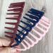 Springtime Colorful Comb Headbands for Women - 6pcs Plastic Hairbands with Teeth Zip Zap Hair Hoop - Girls Model 2 - Buy Online on GoSupps.com