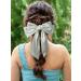 Mint Green Satin Bow Hair Clip for Women and Girls - Retro Style Metal Barrette with Long Tail - Large Furling Pompom Hair Accessory - Buy Online on GoSupps.com