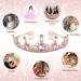Rose Gold Tiara Crown Headband for Girls - Perfect for Parties, Dances, Weddings - 1 Pack - Buy Online on GoSupps.com