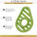Acorn Baby Avocado Silicone Teether Toy for Cognitive Development and Gum Relief - Buy Online on GoSupps.com