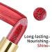Boobeen Glitter Lipstick: Hydrating Metallic Lip Color for Women and Girls - Sparkling Shine, Nonstick Formula - Highly Pigmented & Long-Lasting - Buy Online on GoSupps.com