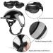 Ptumcial Dog Heal & Protective Glasses - 2PCs Set Adjustable Chin Belt Stylish Windproof Sunglasses for Pets - Buy Online on GoSupps.com