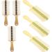 6 pi ces Peigne Pellicules Double Face Peigne Plastique pais Dents Fines Outil Coiffant pour Cheveux pais Adultes Gar on Fille et Animaux Vert et Noir