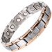 Smarter LifeStyle Elegant Titanium Magnetic Therapy Bracelet for Men And Women, Pain Relief for Arthritis and Carpal Tunnel - Magnetic Bracelets for Men And Women, Women Mens Bracelet Silver Rose Gold Bracelet Silver & Ros