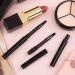 4pcs Retractable Mini Lip Brushes - Portable Travel Lip Gloss Applicator Soft Makeup Brush Tool for Women & Girls - Perfect Gift in Black - Buy Online on GoSupps.com