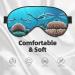 Buy Deep Sea Whales Eye Mask - Soft Elastic Adjustable Sleep Mask for Men & Women - Comfortable Nighttime Black Sleep Mask - International Shipping Available - Buy Online on GoSupps.com