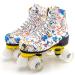 RESLIDE High Top Roller Skates - White Graffiti, Flash Wheels - Size 36 - Buy Online on GoSupps.com